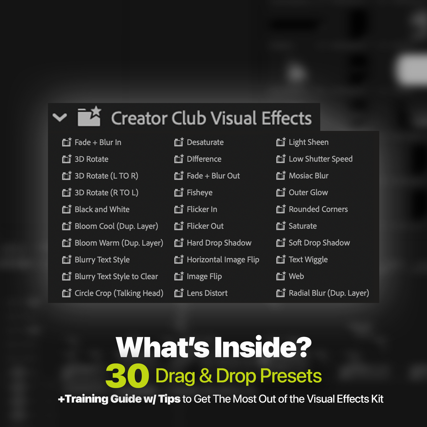 Visual Effects Kit