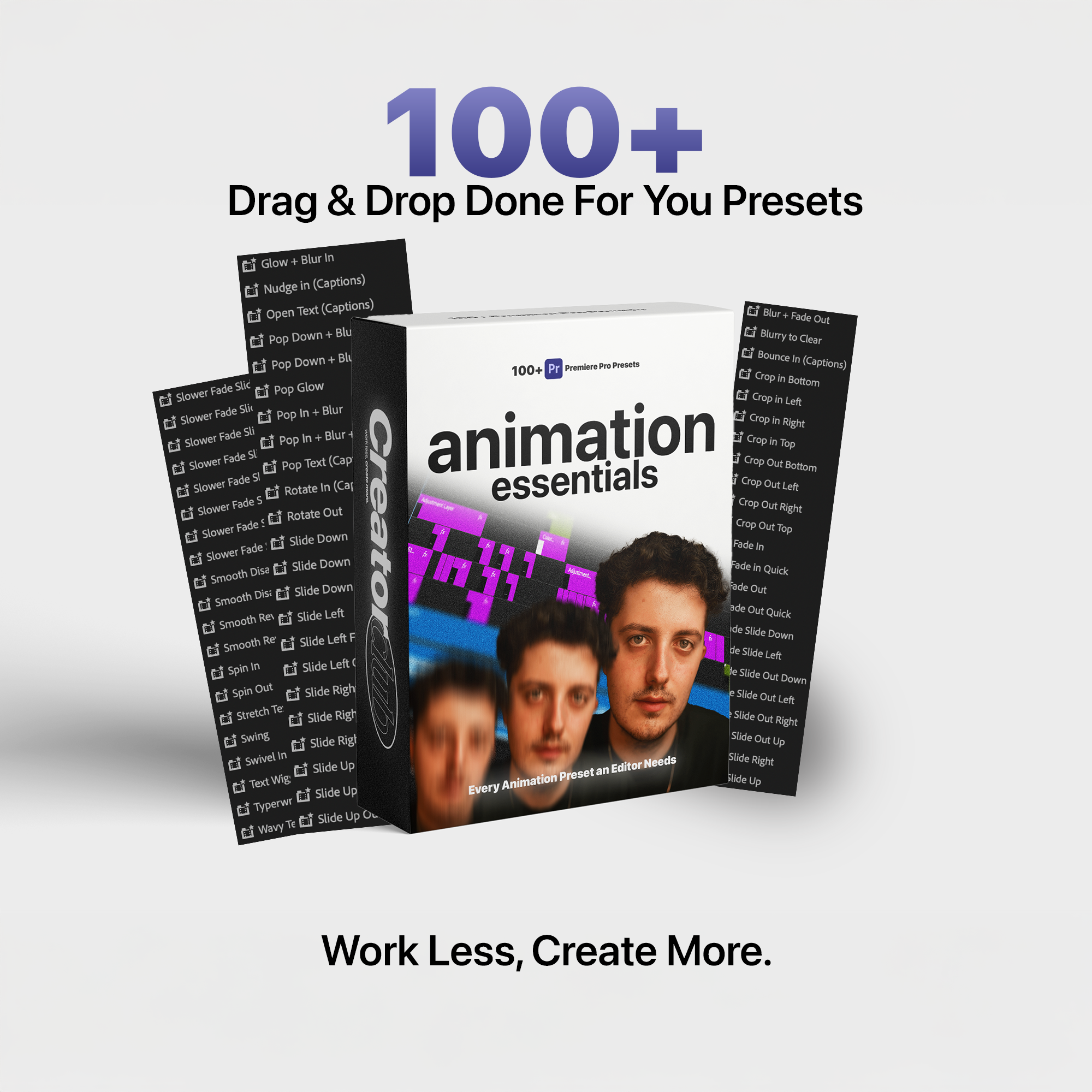Animation Essentials - 100+ Adobe Premiere Pro Presets