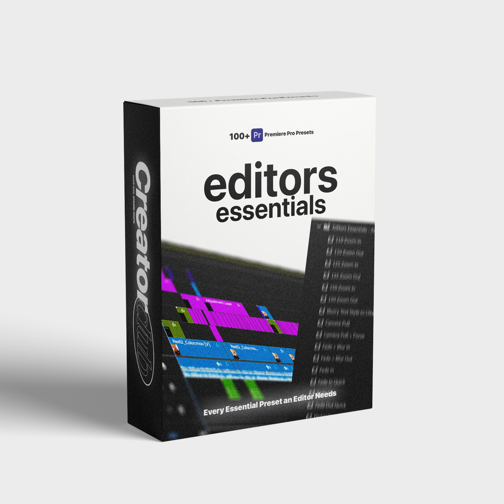 Editors Essentials - 100+ Adobe Premiere Pro Presets